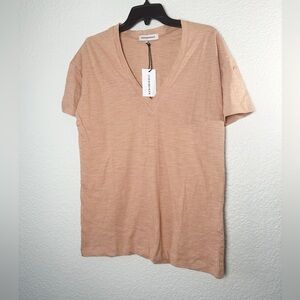 NWT Revolve WeWoreWhat Oversized V-Neck Short Sleeve TShirt